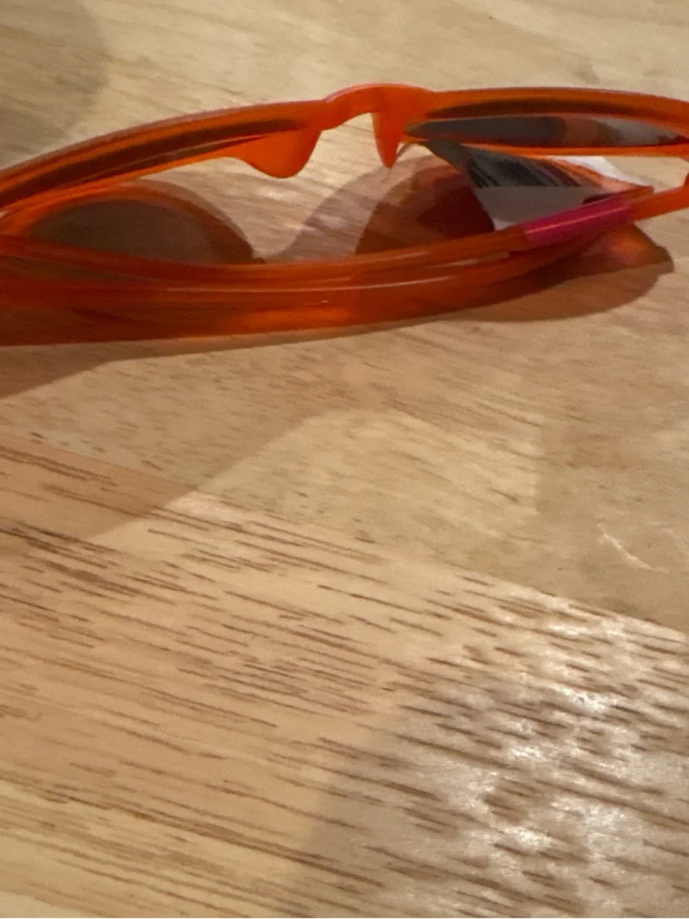 Bright Orange Oval Sunglasses - UV Protection